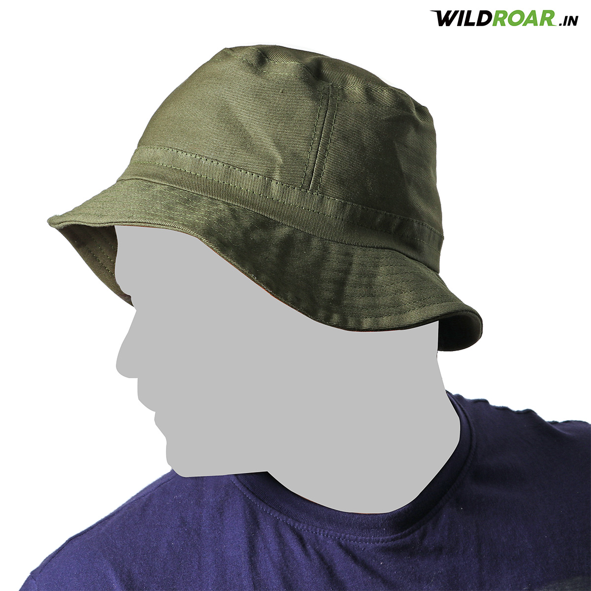 Bucket Hat Olive WildRoar.in