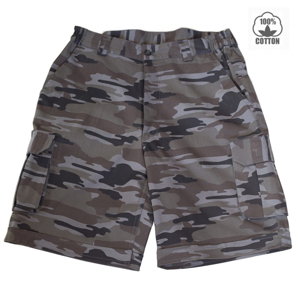 Camouflage Bermuda shorts 100 Cotton WildRoar.in