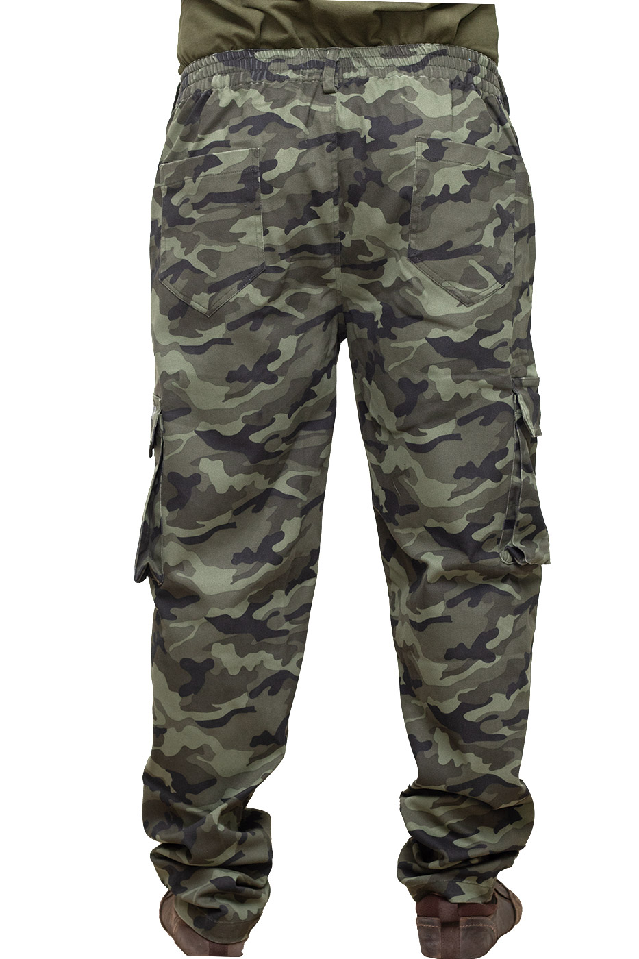 Cargo Pants- Green Camouflage- 100% Cotton-Strong – WildRoar.in
